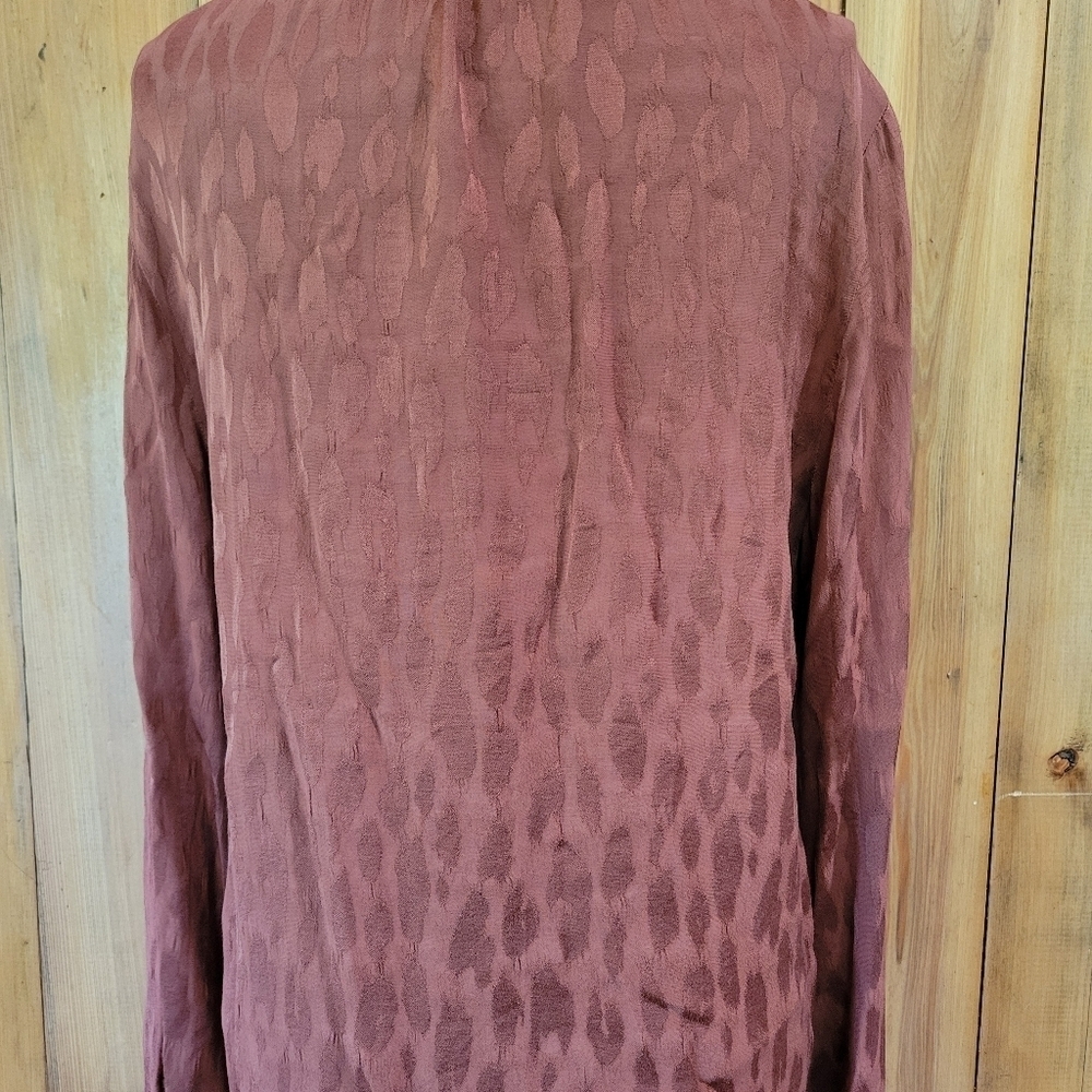 Women's Brown Button-Up Top - Picture 4 of 13